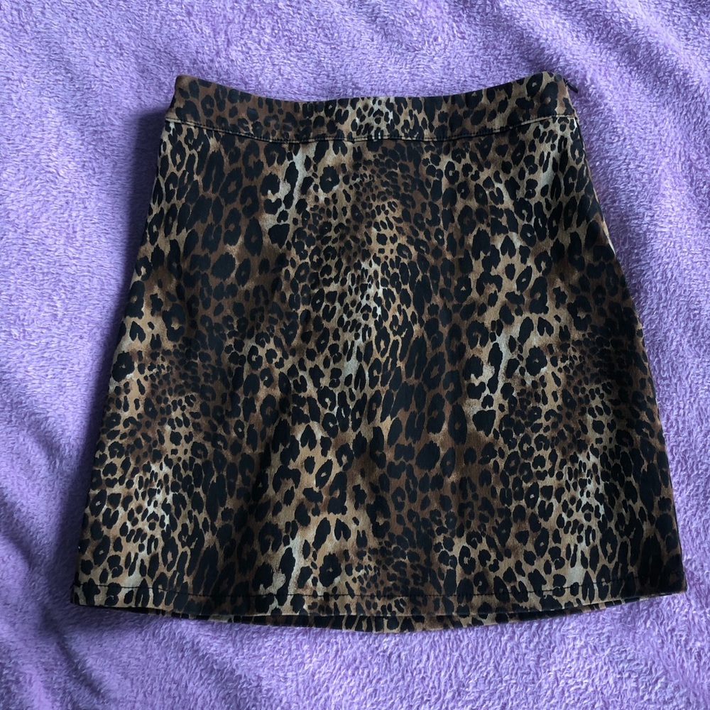 Forever 21 Leopard Print Skirt